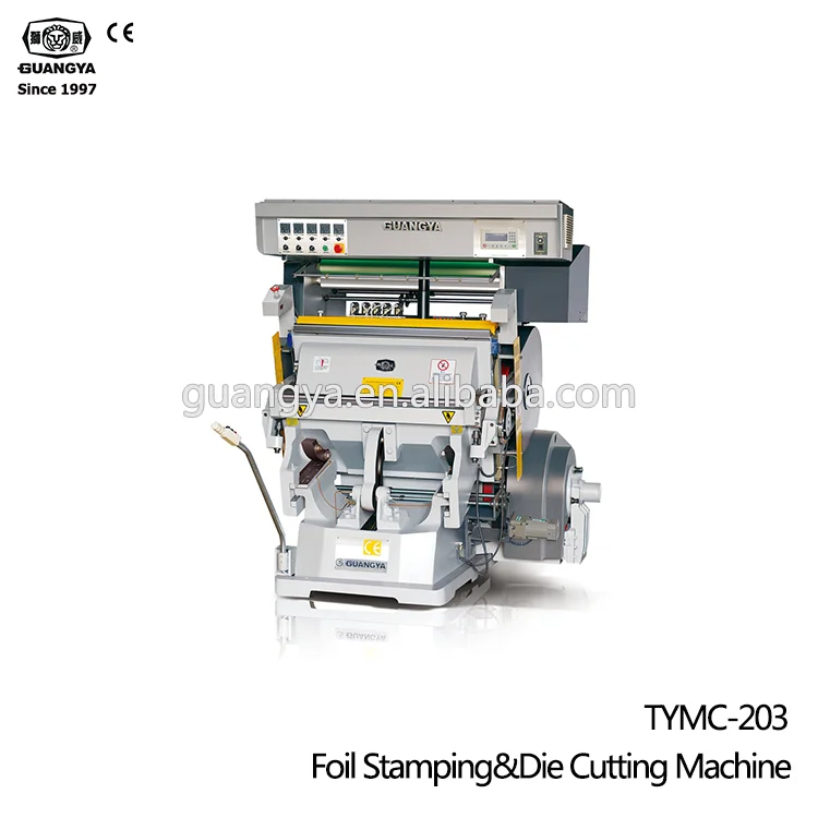 
TYMC-930 TYMC-203 gift box making hot foil press gold foil printer machine 