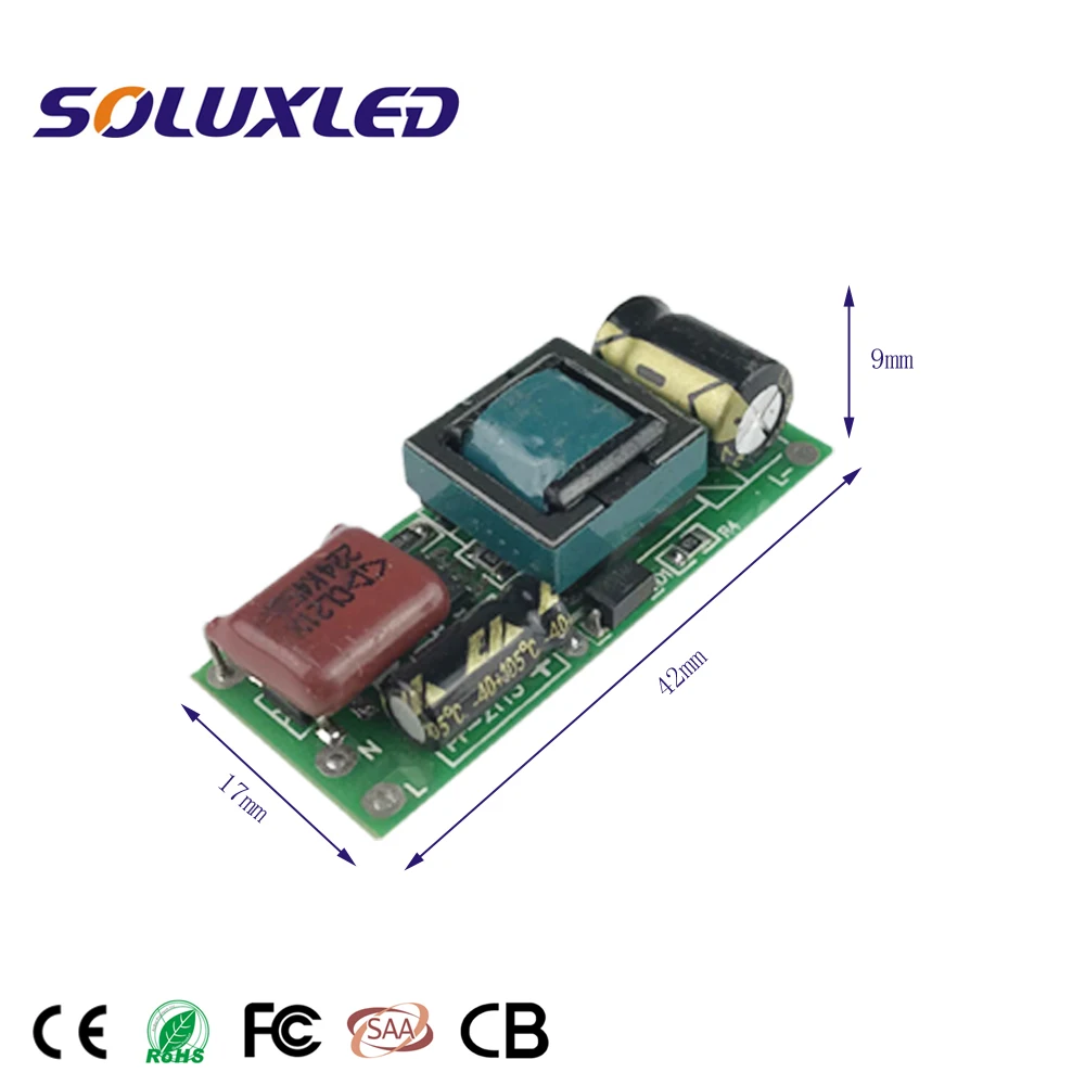 constant current High frequency capacitor 9-24W 220mA LED Driver for Tube and Bulb Light