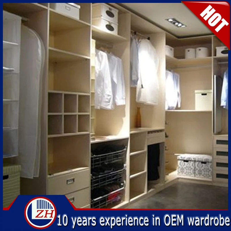 Luxury design almirah wardrobe with TV shelf on sale