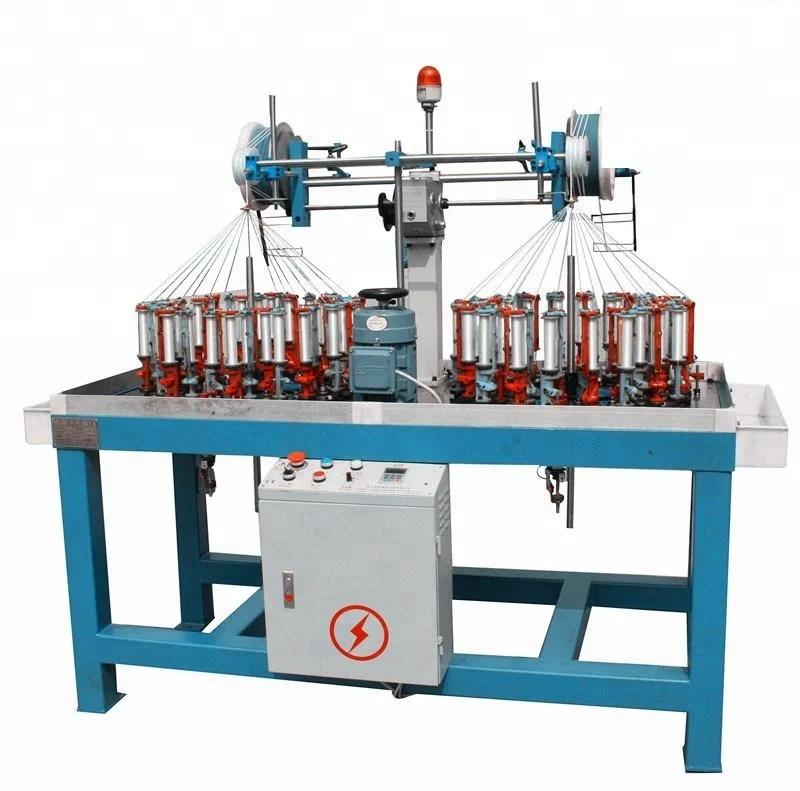 CE высокоскоростная 40/2 плоская машина для плетения шнурков