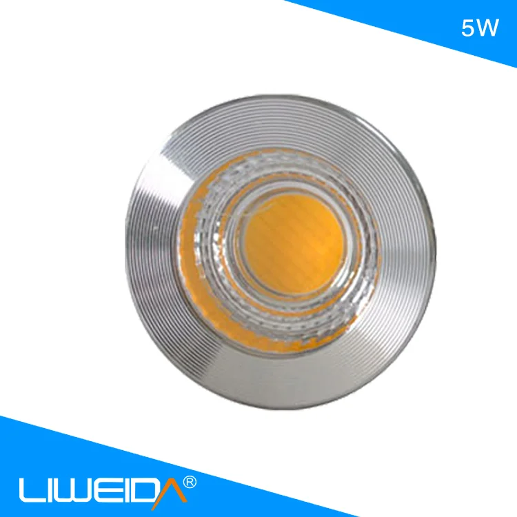 Хорошее качество и высокий люмен cob 2700k 5 Вт 64 мм MR16 Светодиодный прожектор 2700k