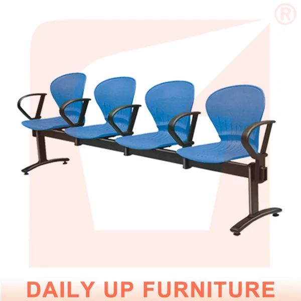 4 Seat Clinic Waiting Chair Sturdy Public Station Seat with Armrest Hospital Waiting Chairs