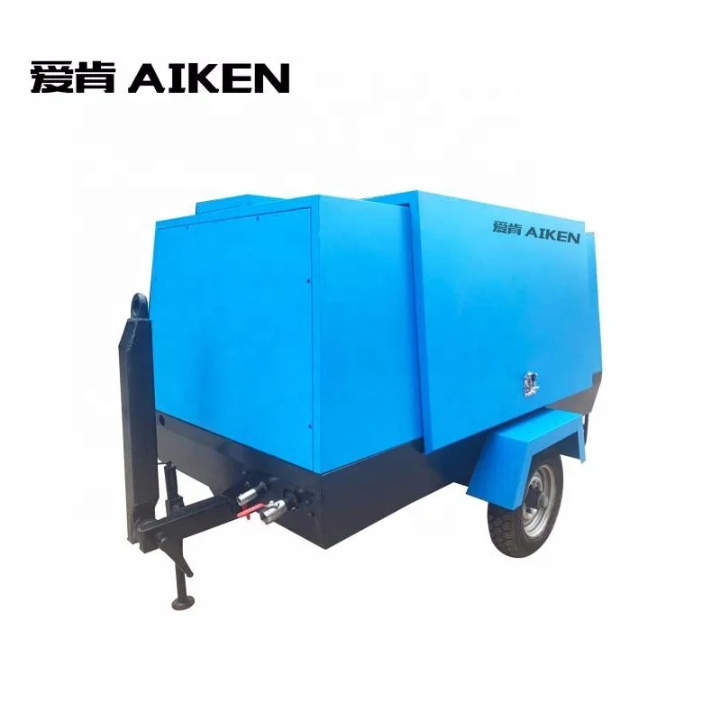 Tractor mounted electric air compressor screw type air compressor for construction machine