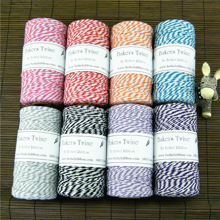 3-strand twisted cotton bakers twine rope thread
