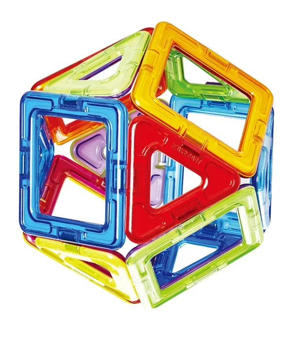 Оптовая продажа детские развивающие магнитные строительные игрушки набор магнитных строительных блоков для
