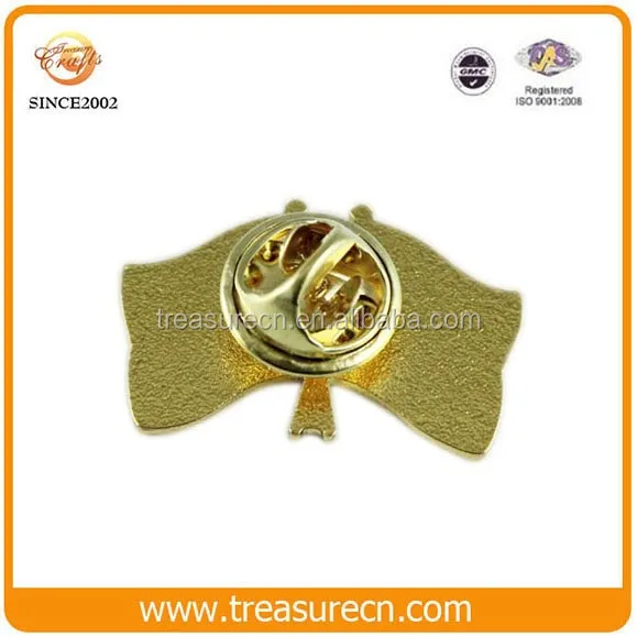 Custom Heart Flag Metal Enamel Cheap Lapel Pins