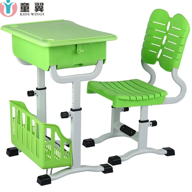 Popular primary school furniture high quality student table and chairs set for classroom