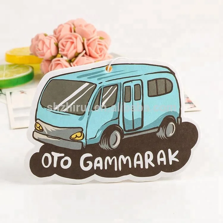 Недорогой ароматический парфюм на заказ, подвесной бумажный автомобильный освежитель воздуха