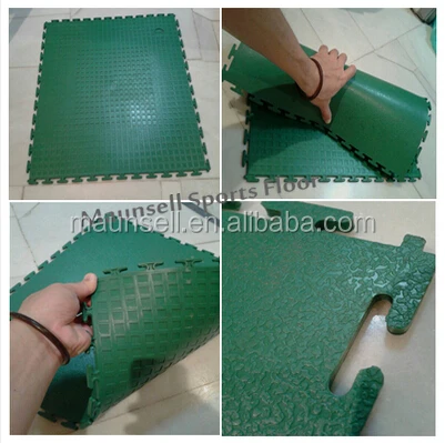hard pvc interlock floor tiles for garage and storage