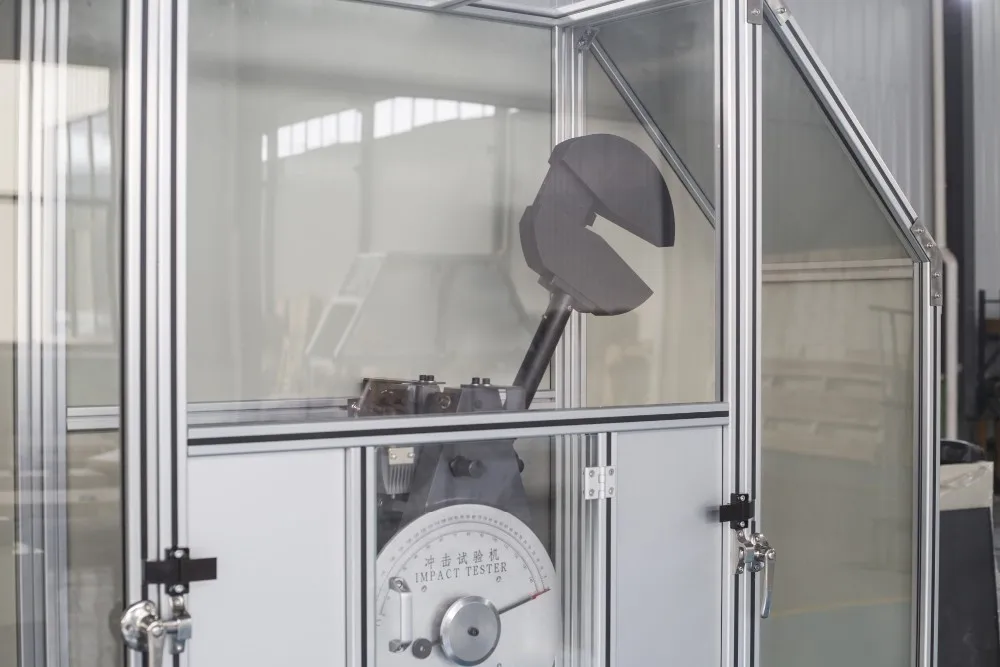 Metal material Charpy notched impact test 150J to 300J U type impact testing machine