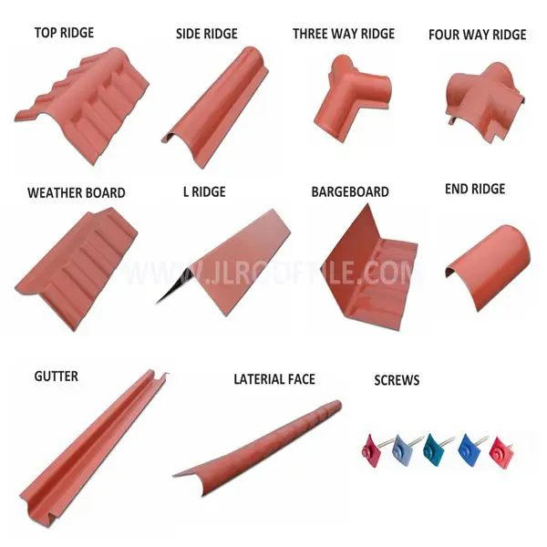 Anti corrosion and waterproof roof tile ridge