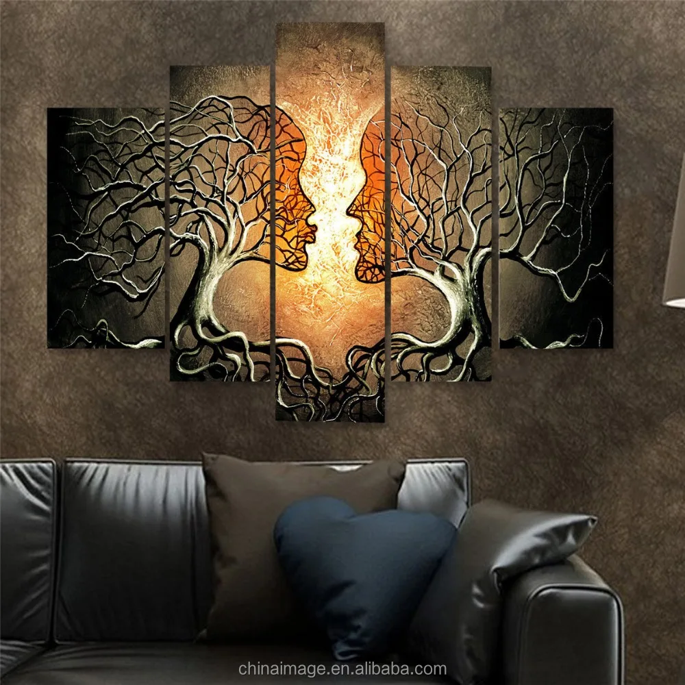 Fashion Ganesha Painting Abstract Print Modern Canvas Wall Art buddha oil paintings buddha painting