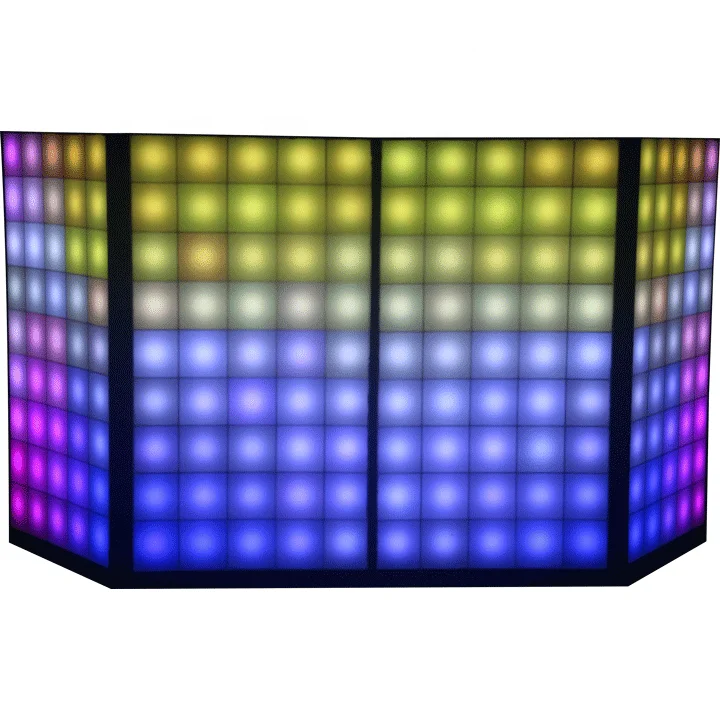 upgraded led digital DJ facade disco stage booth