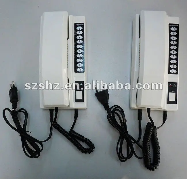 Hot selling 433MHz wireless handset intercom for many apartment door to door calling
