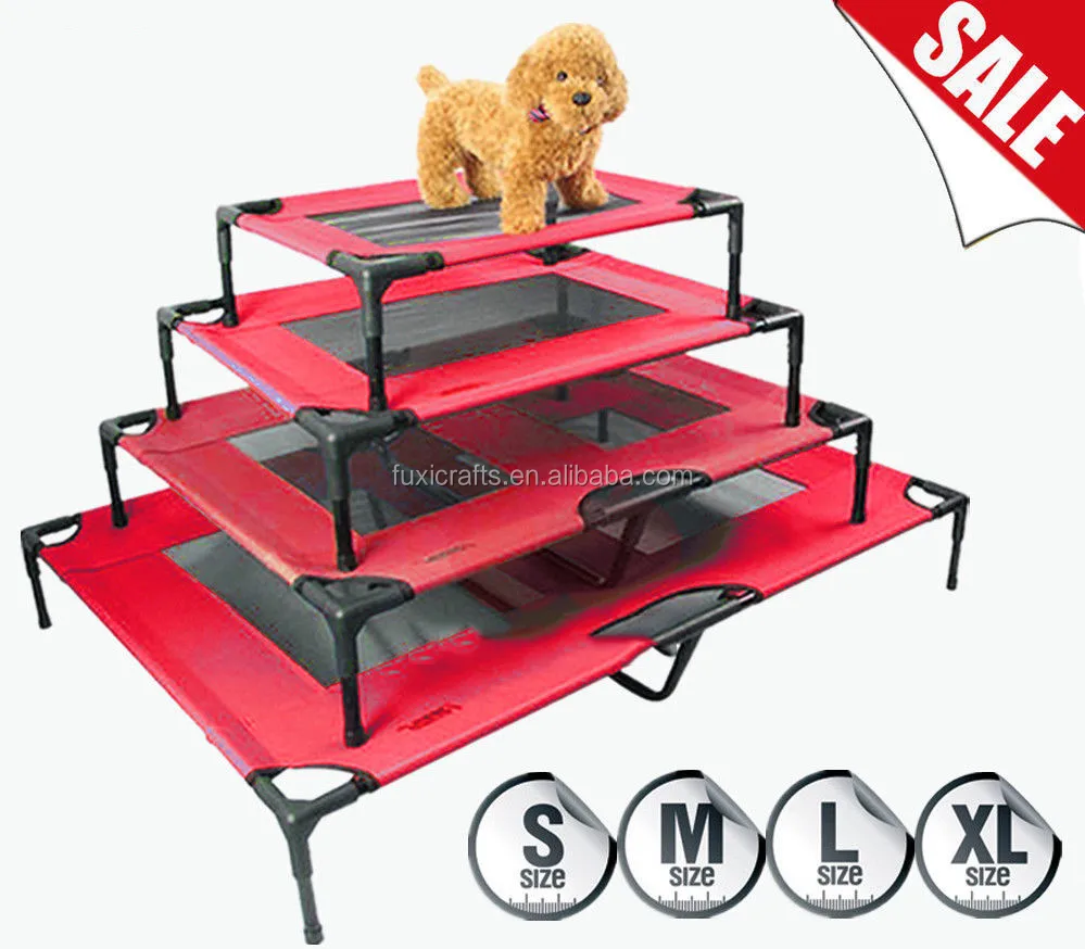 
Fuxi Elevated Pet Dog Bed Trampoline Cat Puppy Hammock Fabric Cover Heavy Duty Frame FX-DT-2 