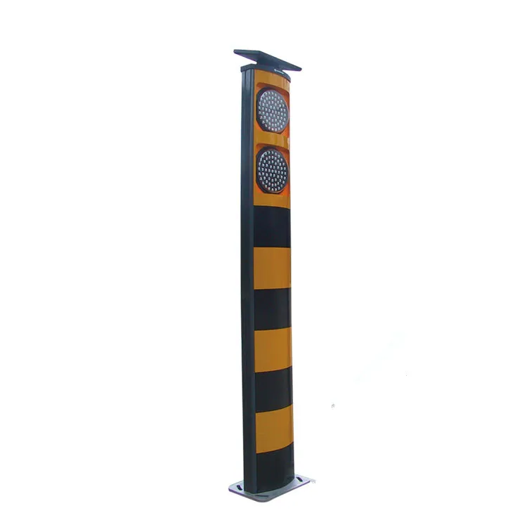 Solar mobile led flare traffic warning light