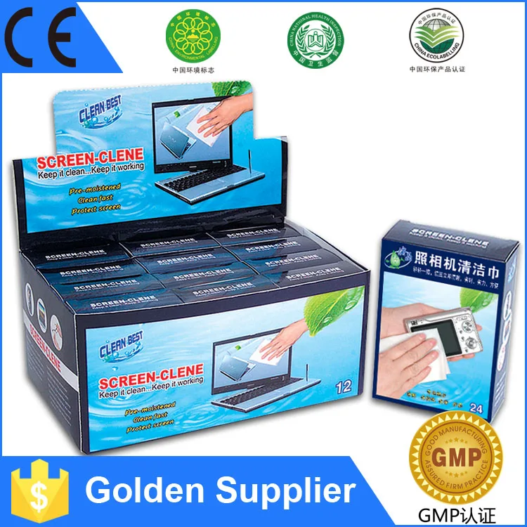 China Low Cost High Quality Anti Fog Anti Dust Touch Screen Cleaning Wet Wipes For Computer TV Mobile Laptop