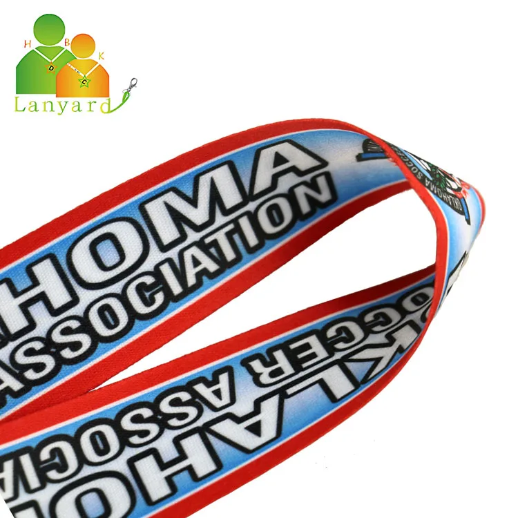 Custom logo Medal Lanyards Strap Heat Printing Neck Ribbons For Sport competition event