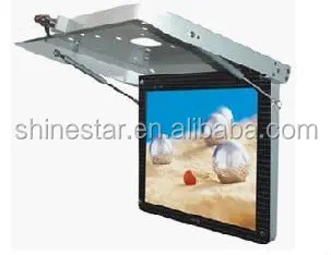 24 inch LCD bus monitor digital loop video AD player with VGA DVI HDM1 input