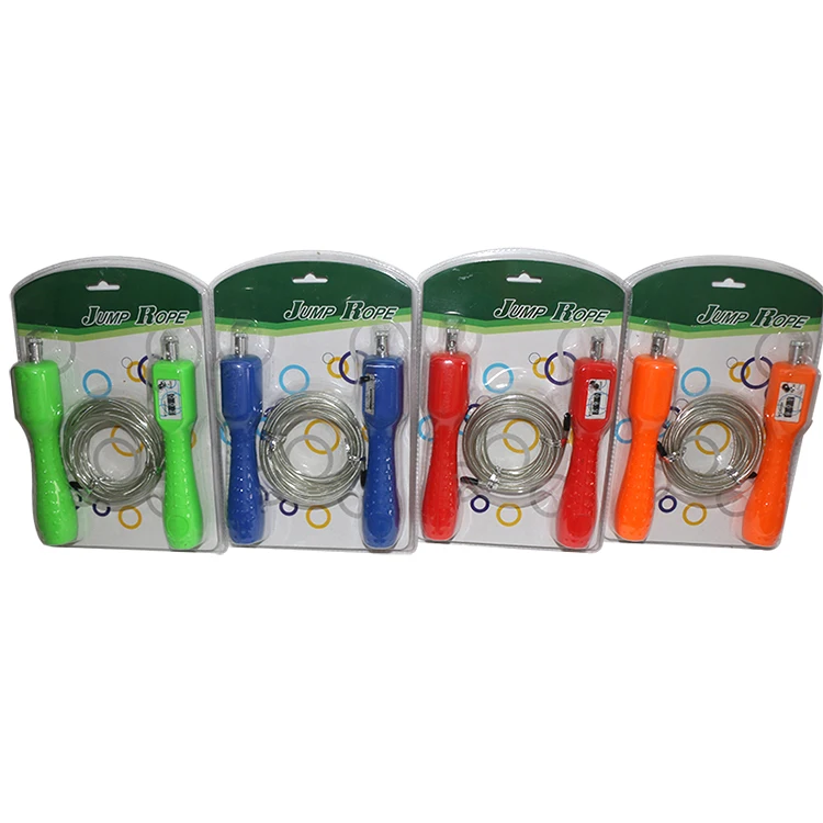 
Best-selling Plastic Handle Light Weight Custom Counting Skipping Jump Rope For kids and Adult 