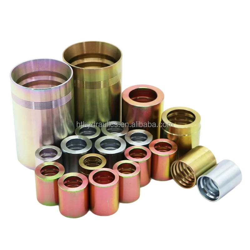 HT Brass Ferrule High Quality Crimping Hydraulic Hose Fitting Ferrule
