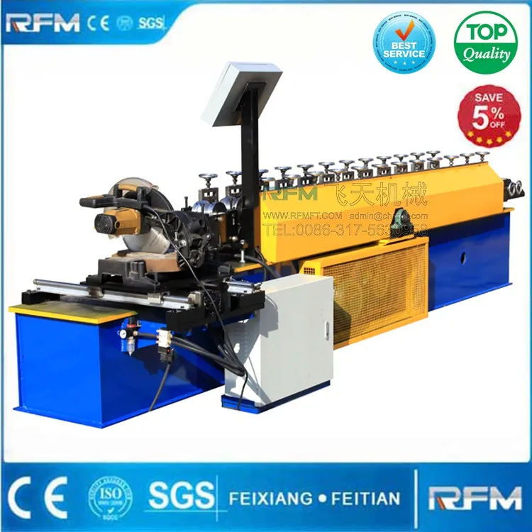 Steel Frame Shutter Door Gear Driven Rolling Forming Machinery Profile Roller Shutter Production Line