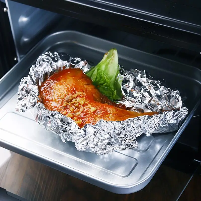 Sell food packing 8011 aluminium foil width 45cm foil kitchen roll