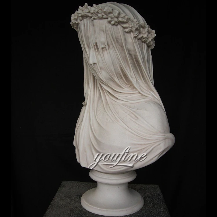 African negro bust stone statue