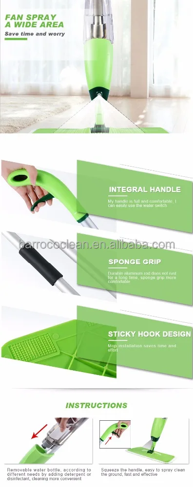 microfiber spray mop