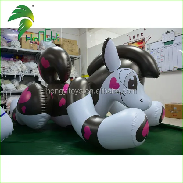 Lovely laying Inflatable Happy Wolf For Sale