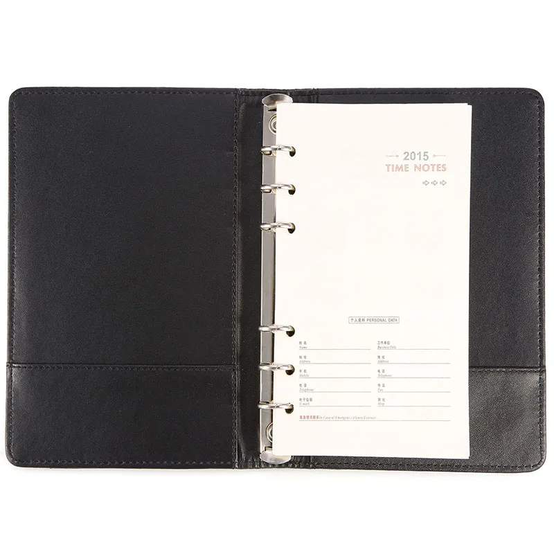 A6 ring binder bill folder organizer portfolio file folder