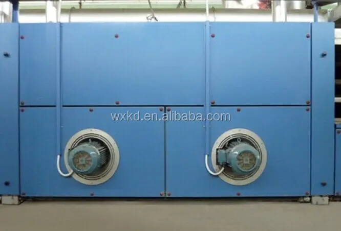 
Textile hot air heat setting stenter machine 