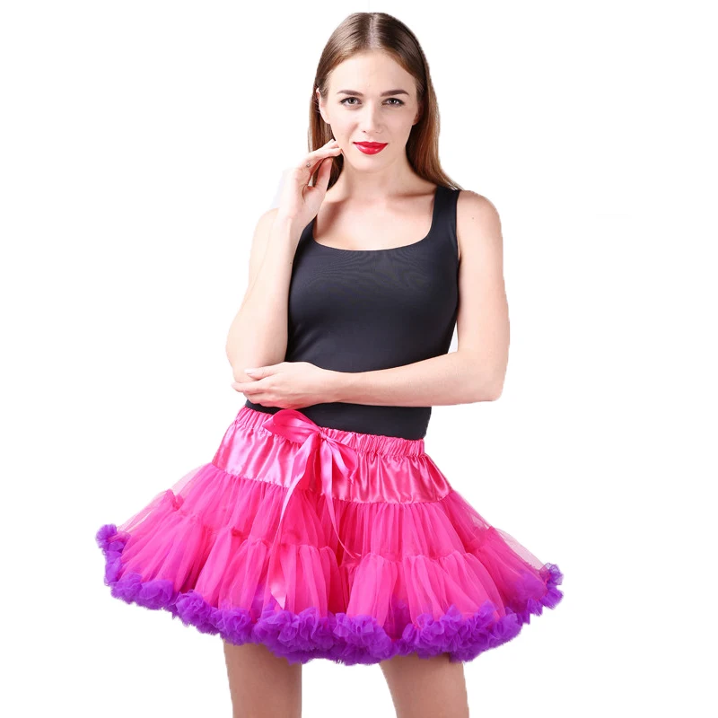 Hot Pink TuTu Skirt Pettiskirt Skirt for Adult Woman