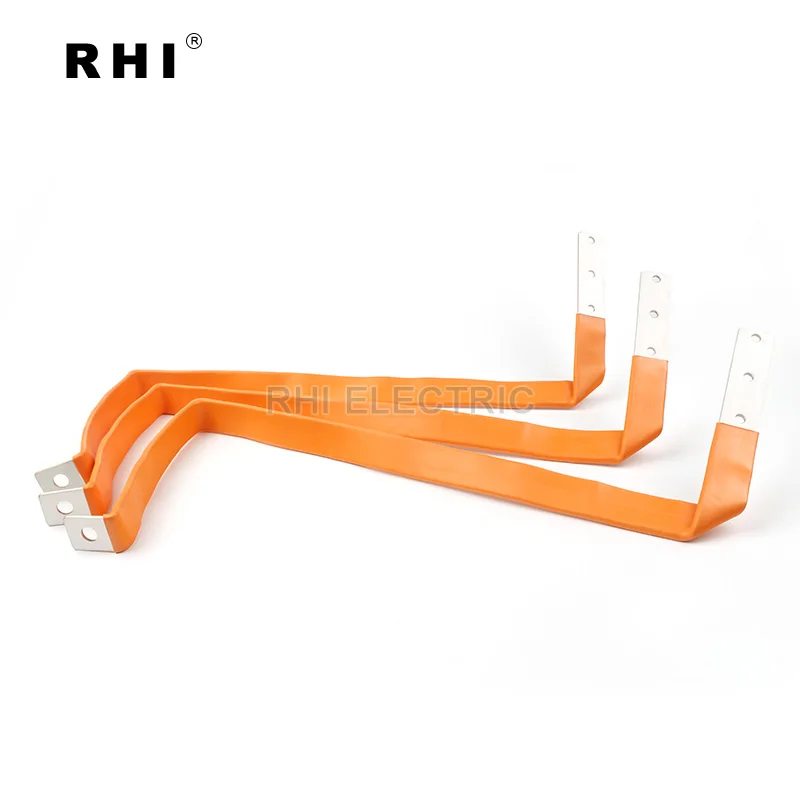 High tensile strength copper laminated flexible insulated bus bar contactor for electric lifter