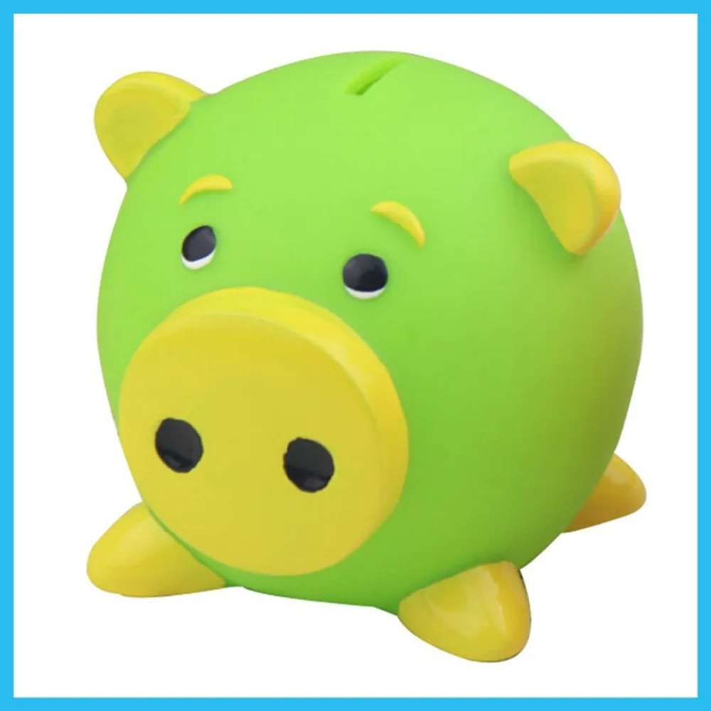 Custom vinyl toy PVC pig money saving coin piggy bank