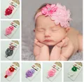 20pcs lot High Quality Newborn Baby Safe Hair Toddler Kids Fancy Dress Accessories Beautiful Girls Elastic