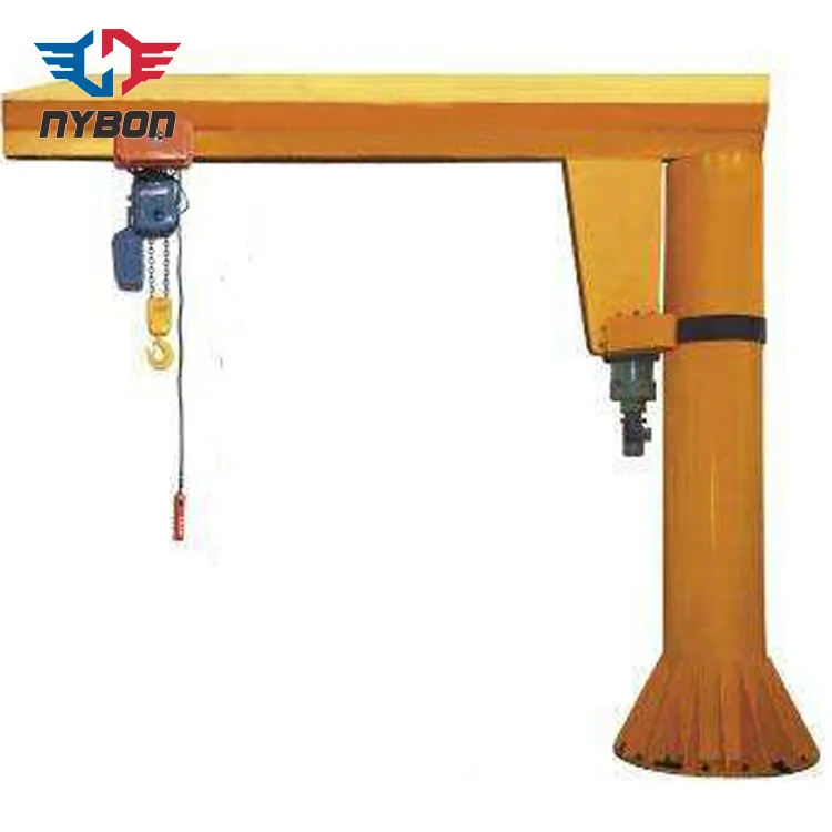 
Pillar fixed jib crane with dwg format drawing 
