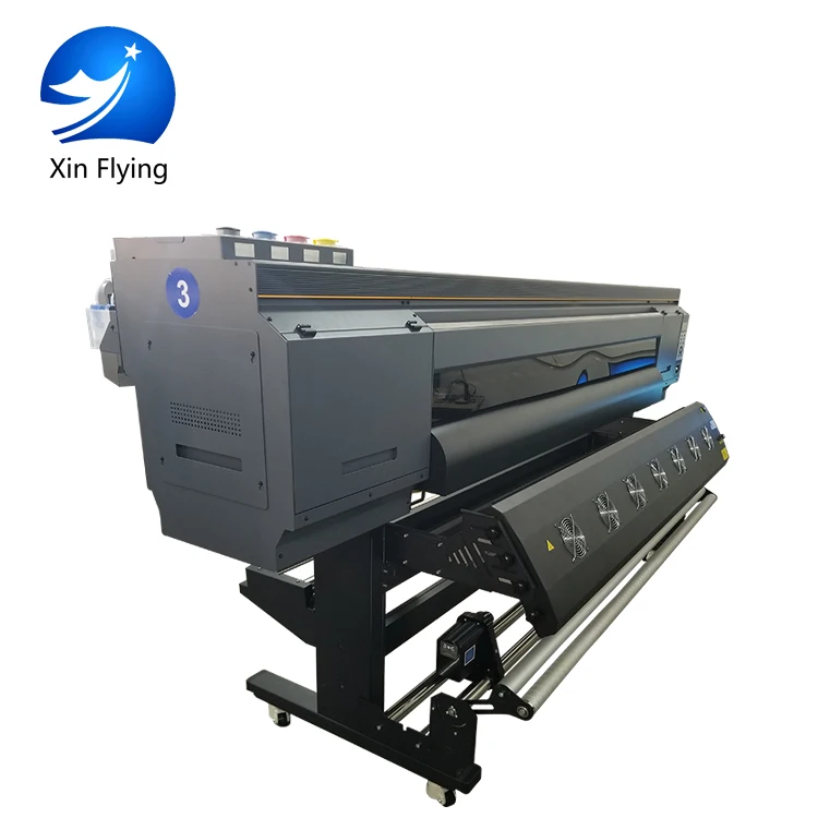 Max print speed is 120m2/h Flex Banner Flatbed Textile Digital Fabric Printing /digital large format inkjet Machine