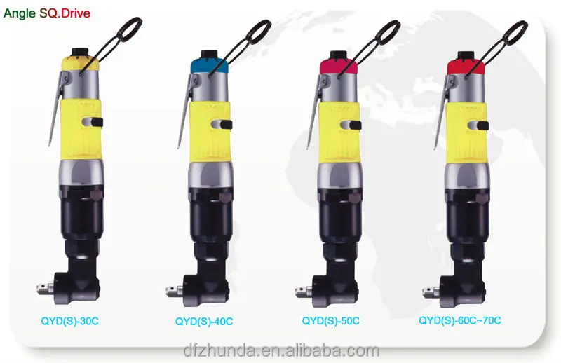 
Angle Square Drive type Air impulse Screwdriver pneumatic tightening tools 