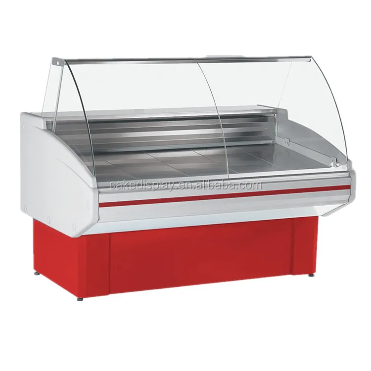 Supermarket Equipment Fan Cooling Meat Display Freezer