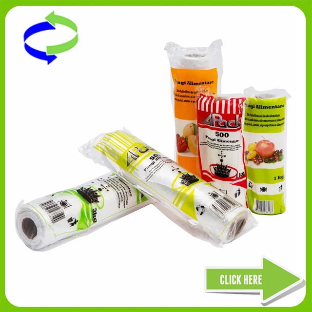 
Plastic Flat Bottom Shopping Bag for Supermarket Usage 