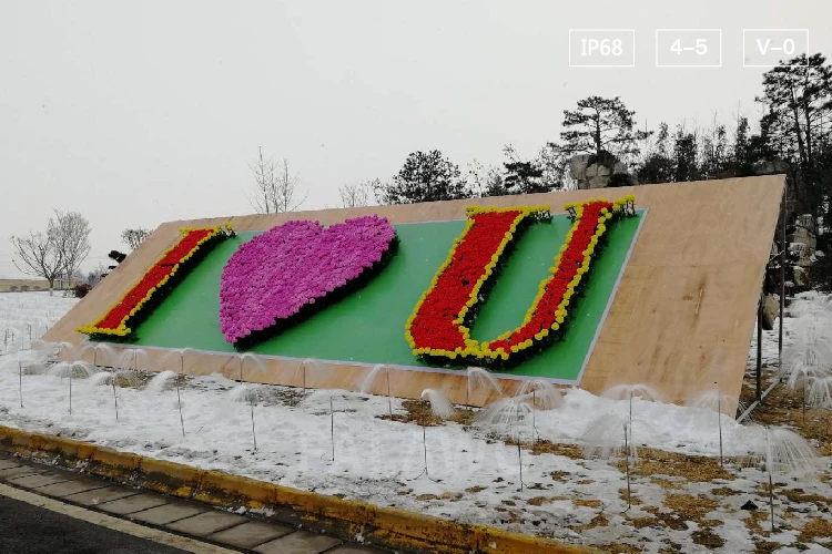 hangzhou factory led outdoor decoration garden park decorative branch flower lights