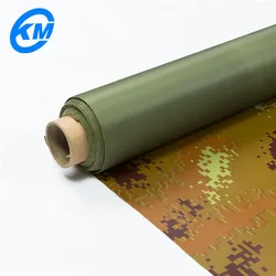 Waterproof PVC Knitted Fabric Desert Digital Camouflage Pattern Raincoat Fabric