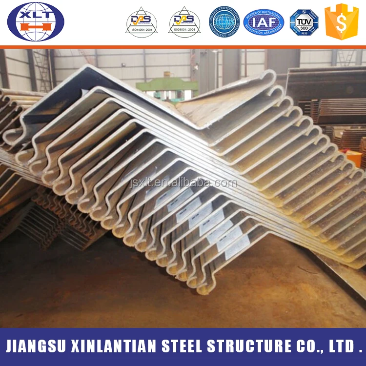 структурные трубы Холодного формования первый уровень холодногнутые свая укладка лист бар используются стальные шпунтовые