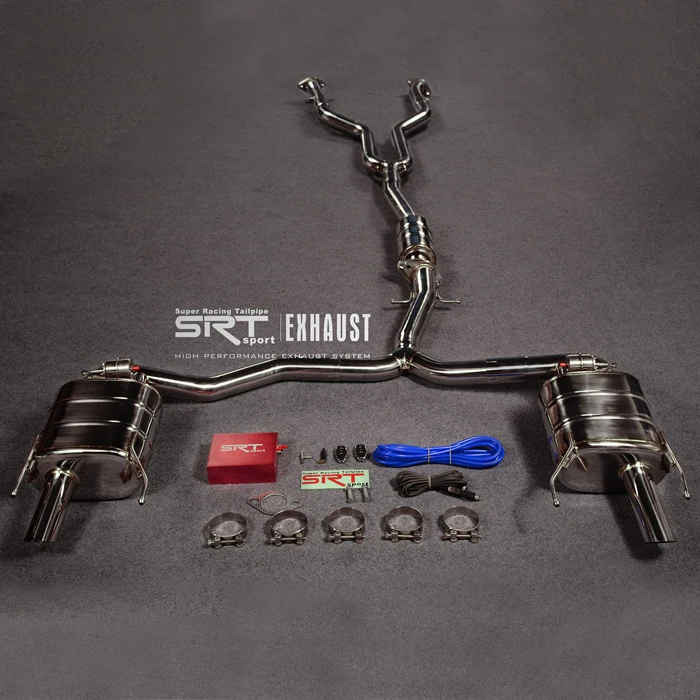 Exhaust Pipe for Toyota REIZ titanium exhaust catback with quad double tip