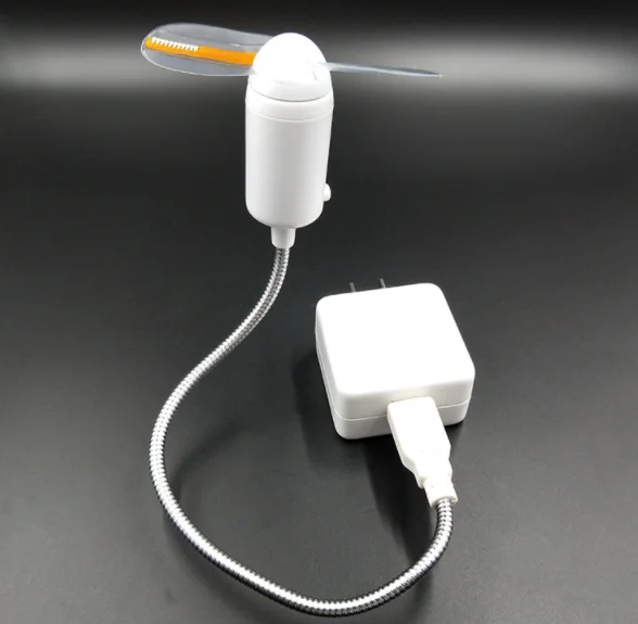 USB-вентилятор для часов портативный светодиодный мини-вентилятор с дисплеем в режиме реального времени гибкий охлаждающий вентилятор USB-гаджет подарок оптовая цена