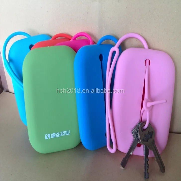 fashion design mini coin silicone purse