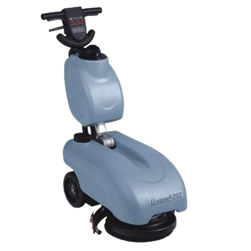 Q202 design battery operate 220V/110V high suction 140 rpm brush auto floor polisher equipment for gym home factory room