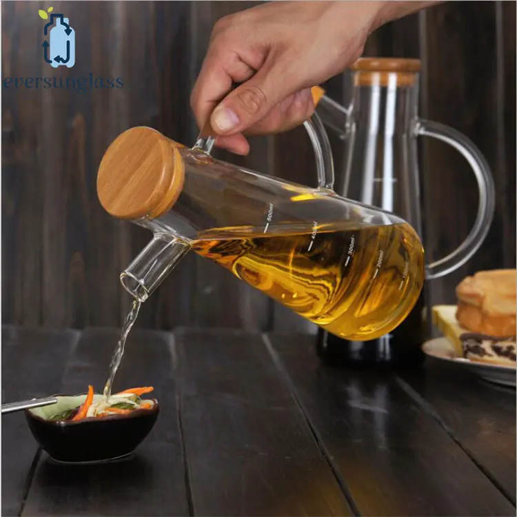 cooking oil storage bottle glass oil bottle vinegar bottle