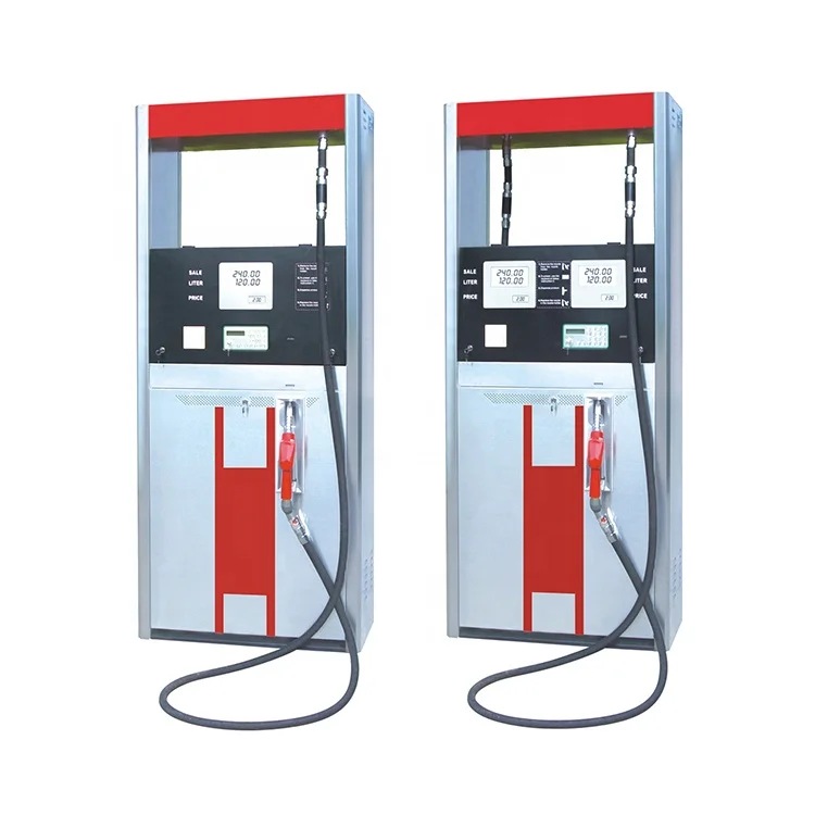 Red sun series LPG hydraulics gas station oiling machine double hoses one pump electronic solenoid valve fuel dispenser